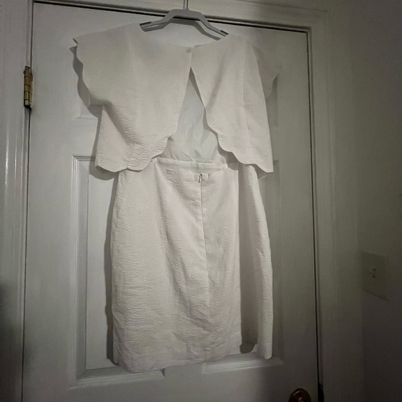 Lauren James White Seersucker Dress - Picture 3 of 4